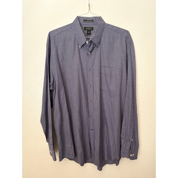 HAROLD POWELL Other - Harold Powell Wrinkle Resistant Gingham Checker‎ Button Down Shirt Career Office